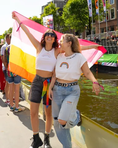 27travels Instagram post about Amsterdam Pride