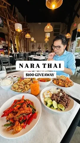 absofreakinglutelyyummy Instagram post about Thai restaurant giveaway