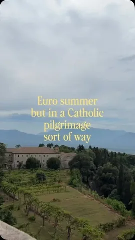 acaffeinatedcatholic Instagram post about Pilgrimage reflection