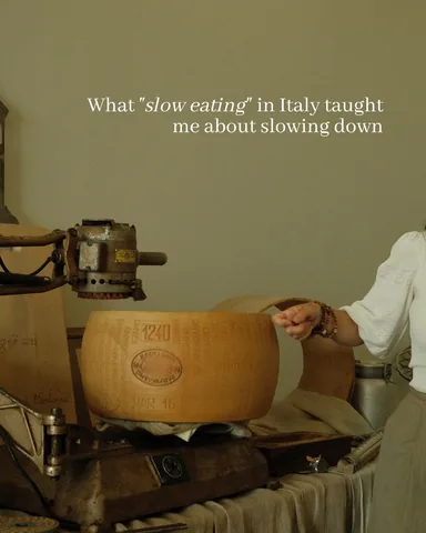 acaffeinatedcatholic Instagram post about Slow food and faith