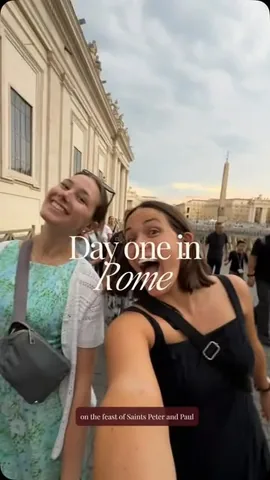 acaffeinatedcatholic Instagram post about Italy pilgrimage