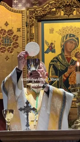 acaffeinatedcatholic Instagram post about Fulton Sheen