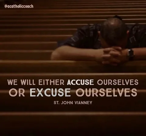 acatholiccoach Instagram post about Sin and repentance