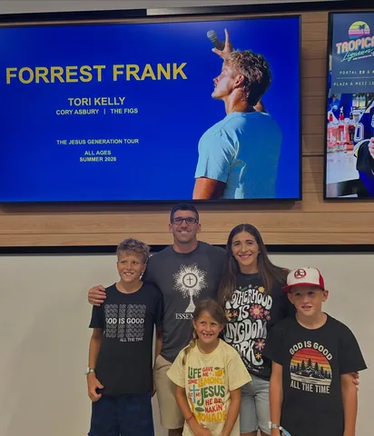 acatholiccoach Instagram post about Family concert experience