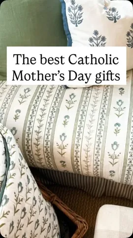acatholicmomslife Instagram post about Catholic Mother’s Day gifts