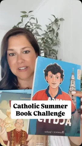 acatholicmomslife Instagram post about Catholic family reading challenge