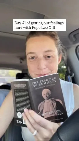 accordingtobridget Instagram post about Catholic teaching on humility