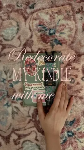 acedimski Instagram post about Kindle decoration