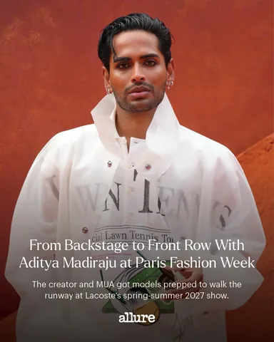 adityamadiraju Instagram post about Makeup artistry career