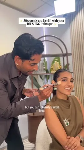adityamadiraju Instagram post about Blush makeup tutorial