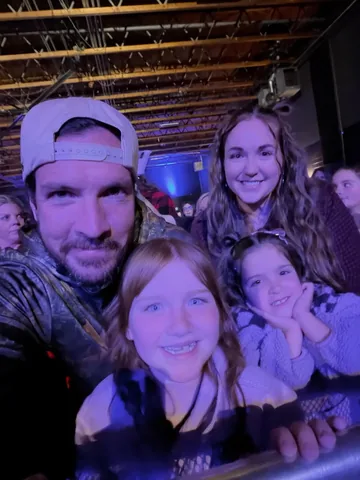 adleymcbride Instagram post about First concert