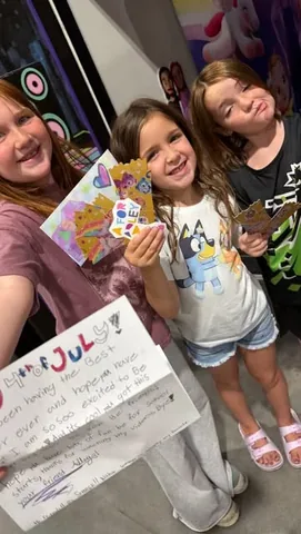 adleymcbride Instagram post about Surprise packages