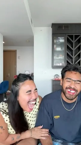 aileenchristineee Instagram post about Couple makeup comedy