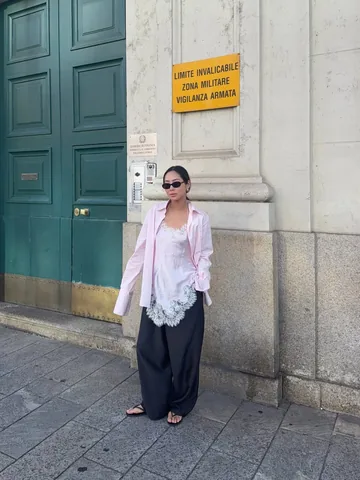 aimeesong Instagram post about Milan travel fashion