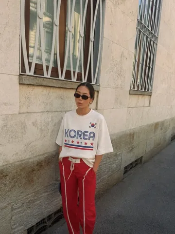 aimeesong Instagram post about International football