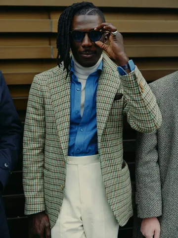 akiefsheriff Instagram post about Pitti Uomo outfit