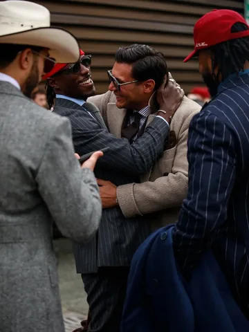 akiefsheriff Instagram post about Pitti Uomo outfit