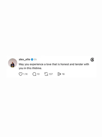 alex_elle Instagram post about Inspirational affirmation
