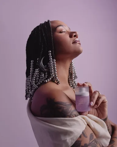 alex_elle Instagram post about Fragrance collaboration launch