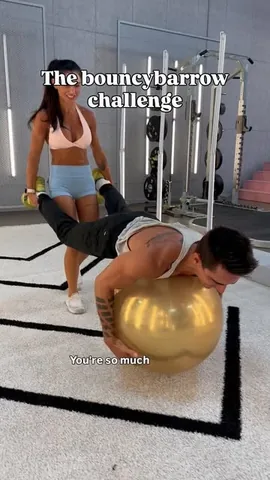 alexia_clark Instagram post about Partner fitness challenge