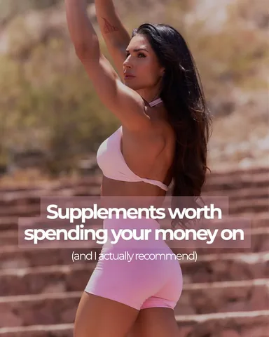 alexia_clark Instagram post about Recovery supplements