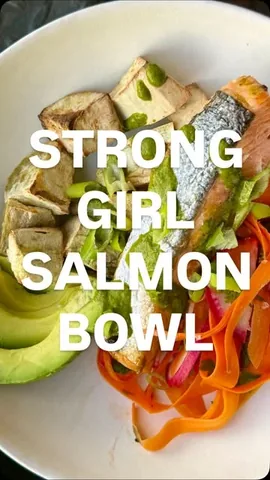 alexsilverfagan Instagram post about Salmon bowl recipe