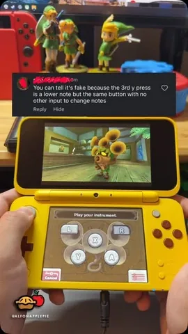 alfonapplepie Instagram post about Zelda gameplay nostalgia