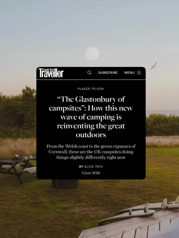 alice_tate Instagram post about UK camping recommendations