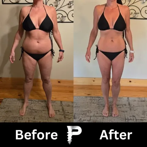 alisha_fit_fine Instagram post about Client weight loss transformation
