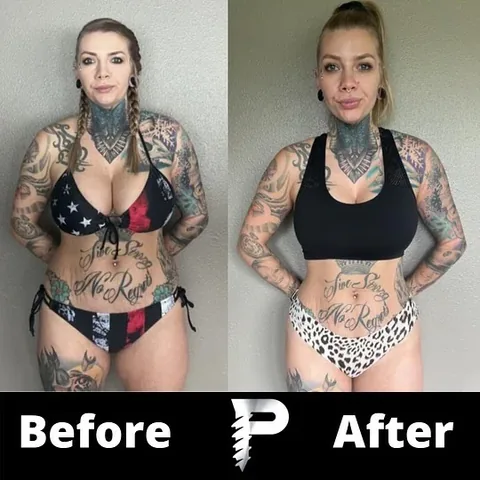 alisha_fit_fine Instagram post about Client fitness transformation