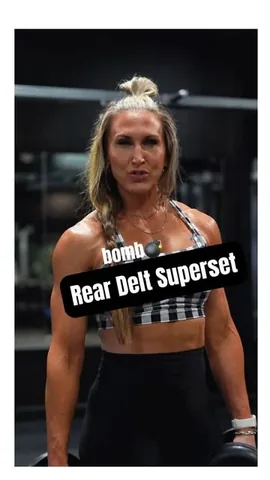 alisha_fit_fine Instagram post about Rear delt workout