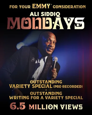 alisiddiq Instagram post about Comedy special promotion