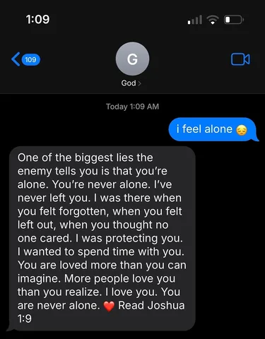 alistarbruback Instagram post about Christian message