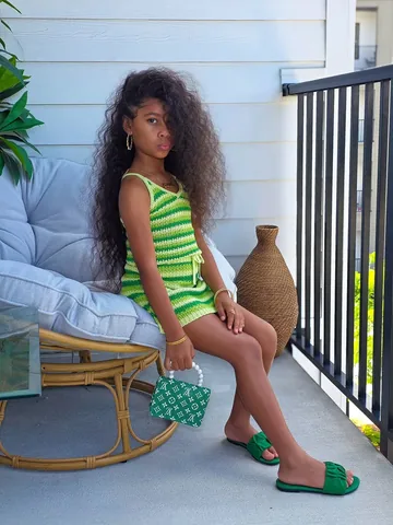 aliyahna_sarae Instagram post about Summer children’s fashion