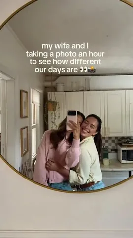 allieandsam Instagram post about Parenting day comparison