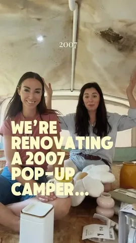 allieandsam Instagram post about Camper renovation