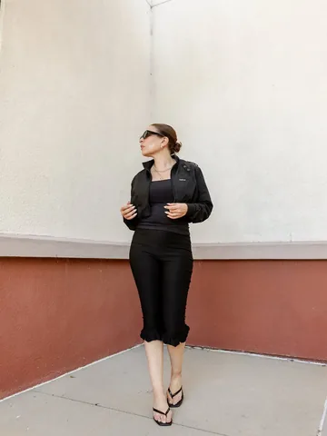 allthingsalison Instagram post about Cropped jacket