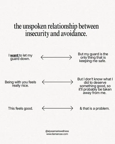 alyssamariewellness Instagram post about Boundaries and avoidance