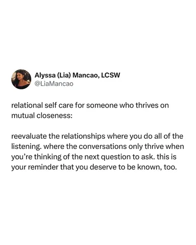 alyssamariewellness Instagram post about Communication reciprocity