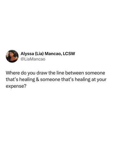 alyssamariewellness Instagram post about Personal boundaries