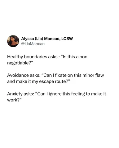 alyssamariewellness Instagram post about Relationship boundaries