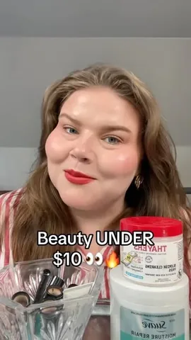 amandafrischbeauty Instagram post about Budget beauty recommendations