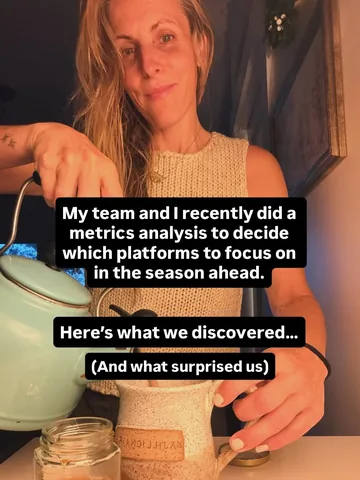 amberlilyestrom Instagram post about Coaching and branded merchandise
