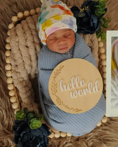 ameen_hga Instagram post about Birth announcement