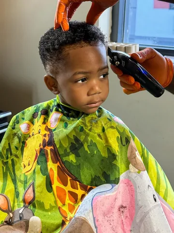 ameen_hga Instagram post about Child haircut