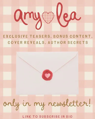 amyleabooks Instagram post about Newsletter promotion