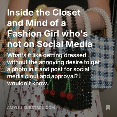 amy_liu13 Instagram post about Fashion interview