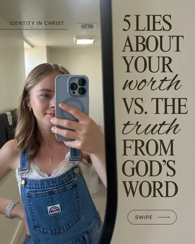 amylubrecht Instagram post about Christian faith
