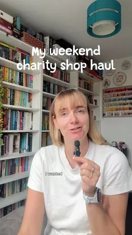 amysbookshelf Instagram post about Charity shop haul