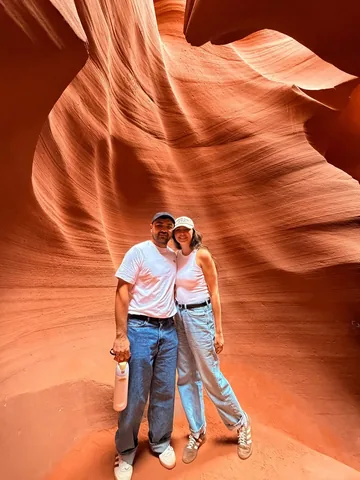 anastasiia_svitlychnaa Instagram post about Antelope Canyon travel